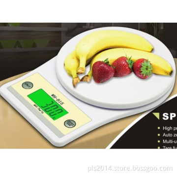 Digital Multifunction Food Kitchen Scale with Big LCD Backlight